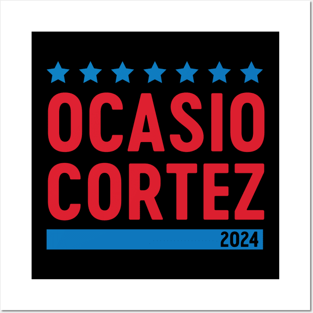 Ocasio-Cortez 2024 Wall Art by Blister